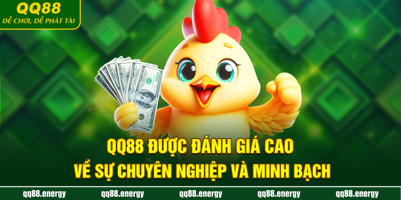 QQ88 được đánh giá cao về sự chuyên nghiệp và minh bạch