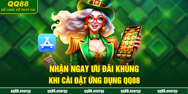 Nhận ngay ưu đãi khủng khi cài đặt ứng dụng QQ88